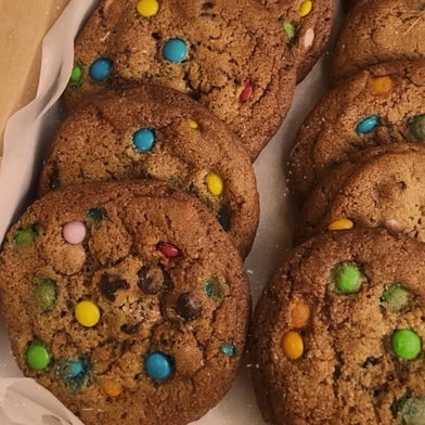 chocolate chip smartie cookies